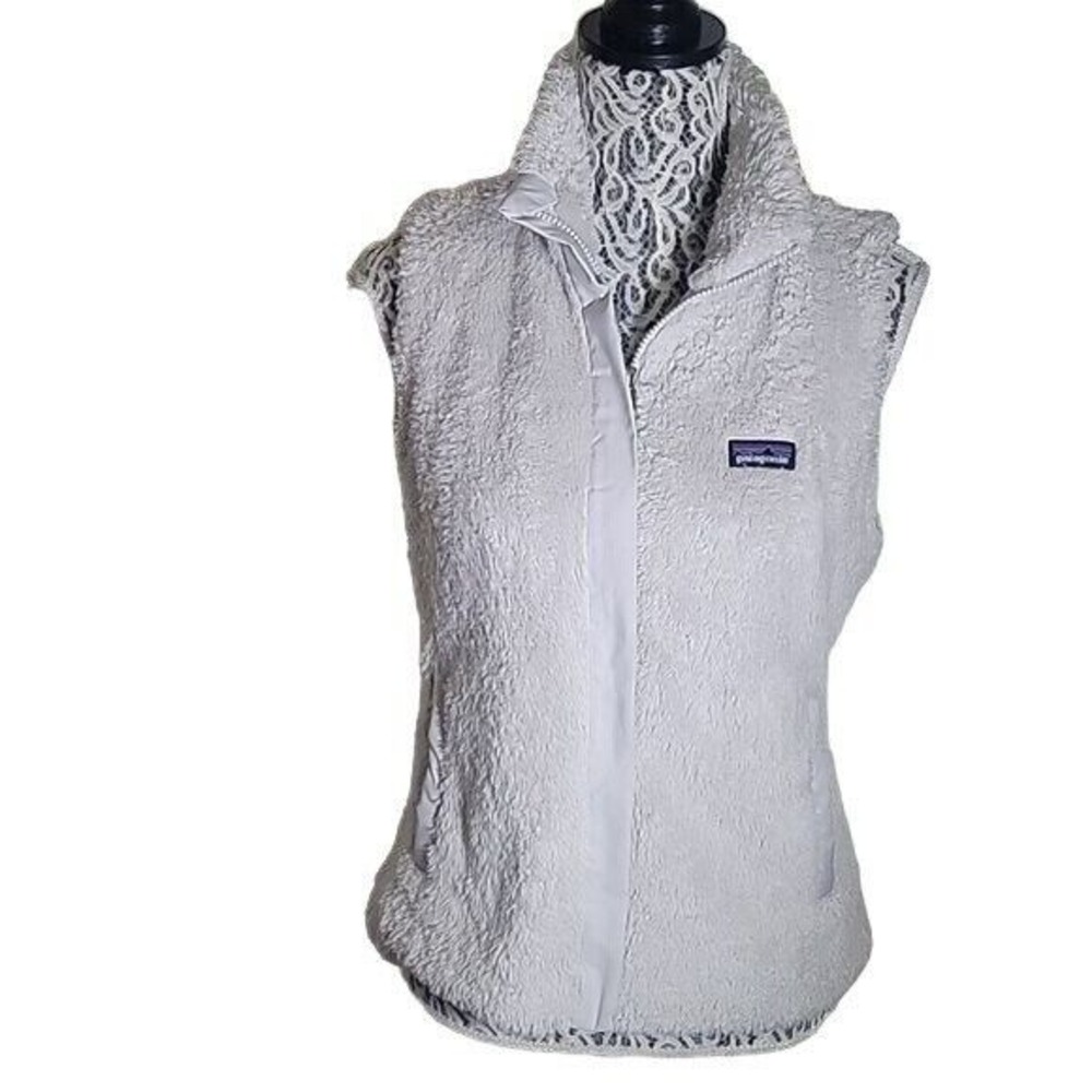 Patagonia Fuzzy Fleece Vest‎ Full Zip Sleeveless Layering Top Layering Nurse